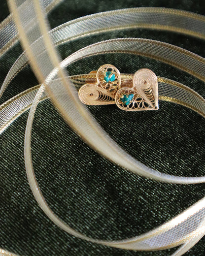 Margarita - Filigrama Heart with Emerald